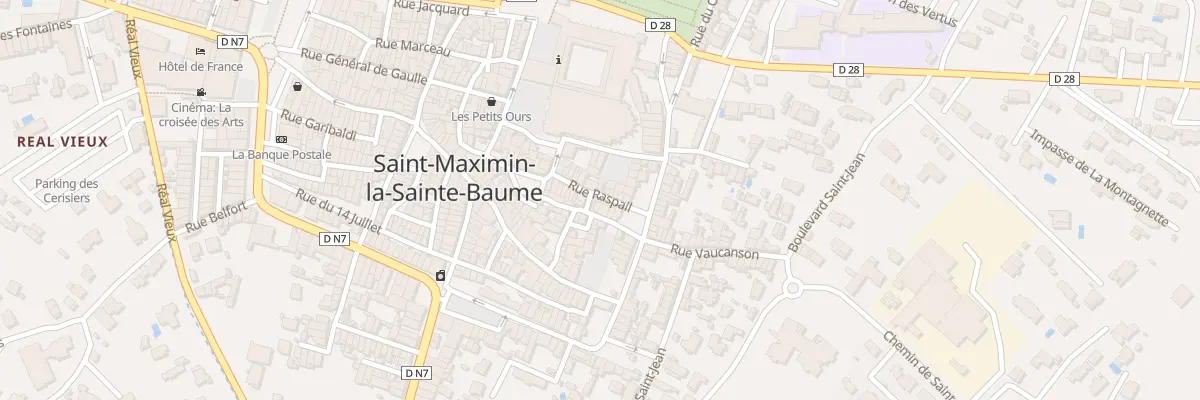 Plan du 44 Rue Raspail à Saint-Maximin-la-Sainte-Baume