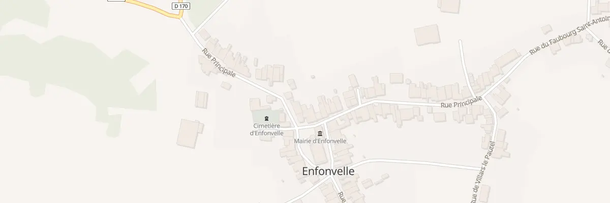 Plan du 28 Rue Principale à Enfonvelle