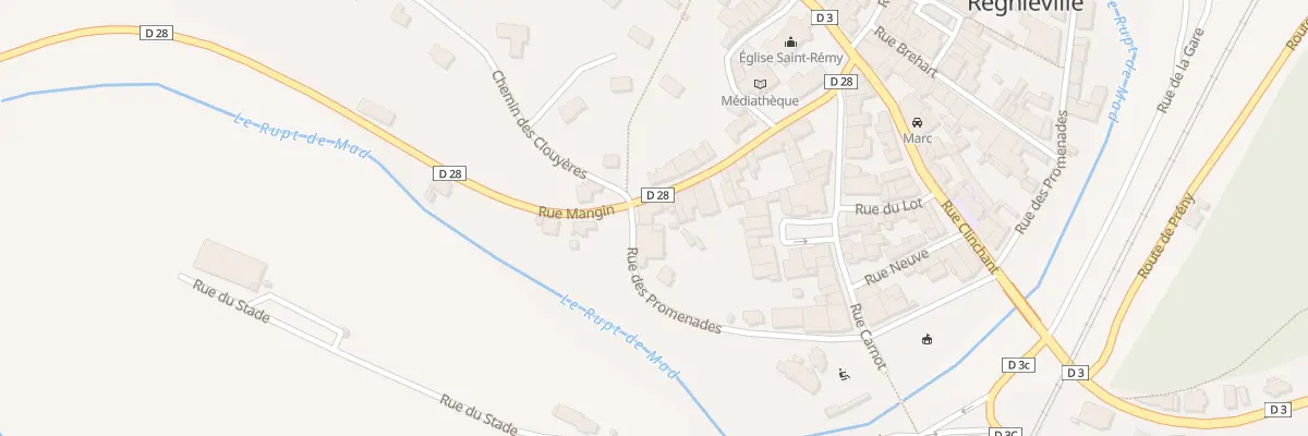 Plan du 19 Rue Mangin à Thiaucourt-Regniéville