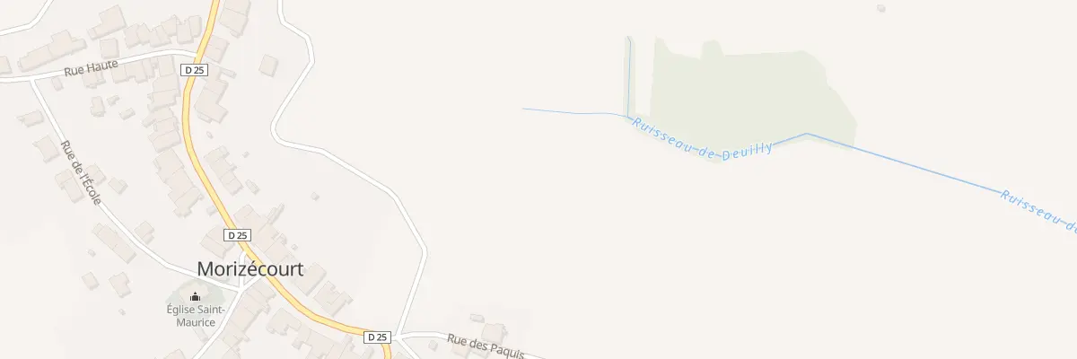 Plan du 5050 Rue des Paquis à Morizécourt