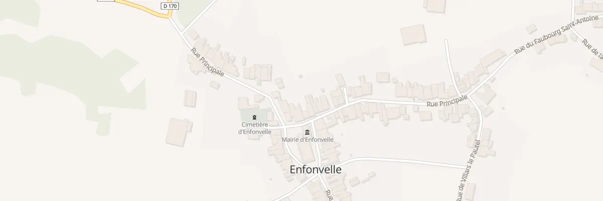 Plan du 26 Rue Principale à Enfonvelle