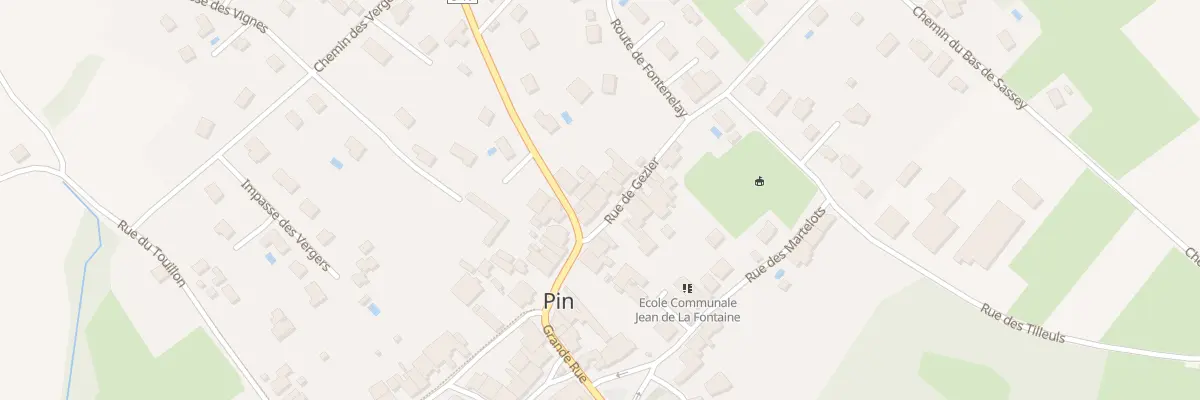 Plan du 3 Rue de Gezier à Pin