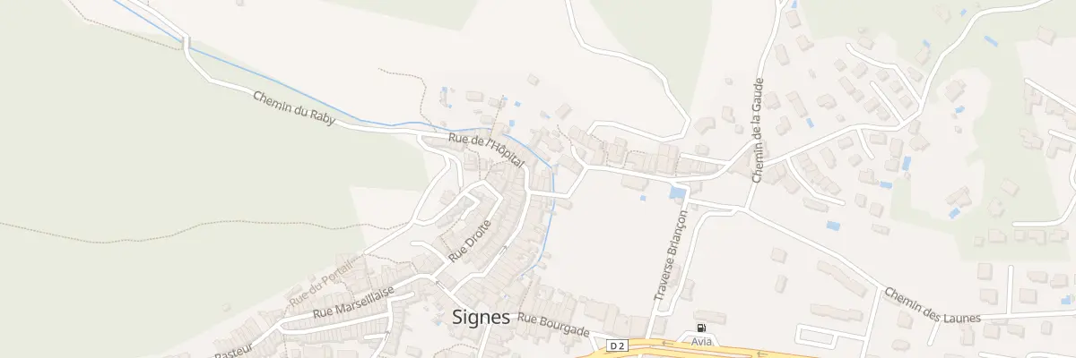 Plan du 3 Rue Briançon à Signes
