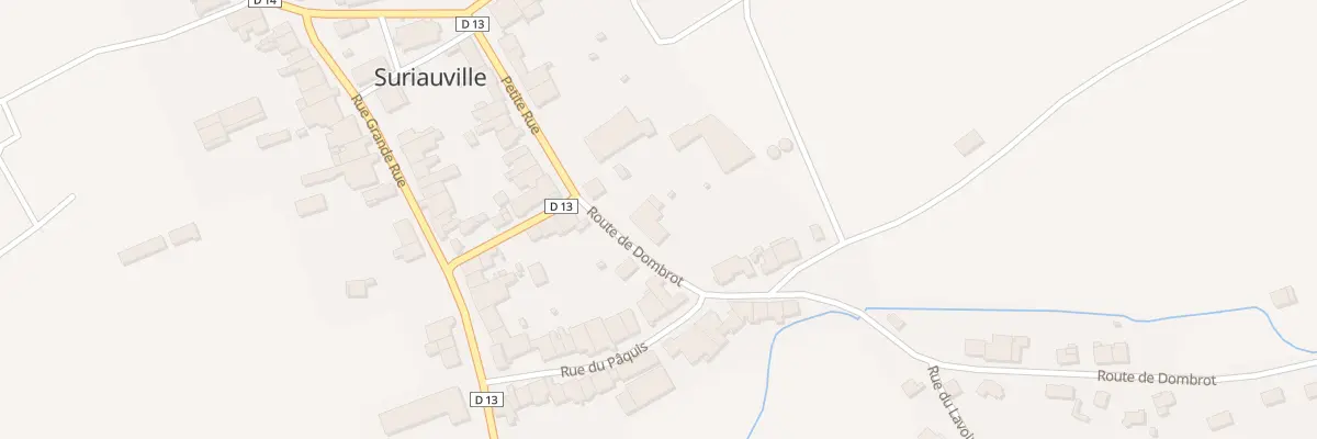 Plan du 213 Ptr Petite Rue à Suriauville