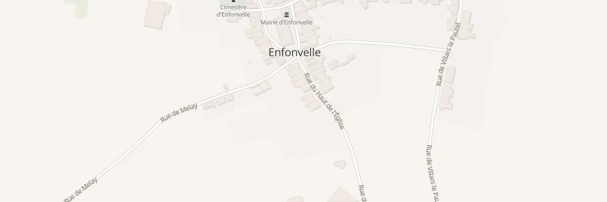 Plan du 10 Rue du Haut de l’Eglise à Enfonvelle