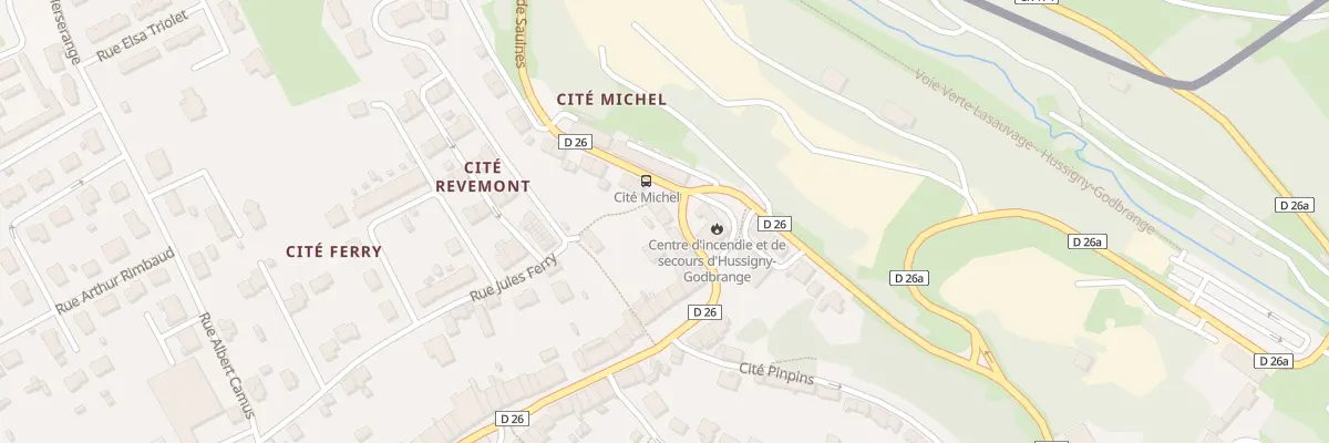 Plan du 6B Rue Jean Jaurés à Hussigny-Godbrange