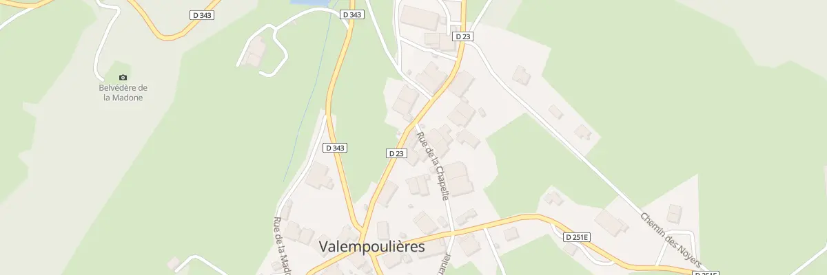 Plan du 2 Rue de la Chapelle à Valempoulières