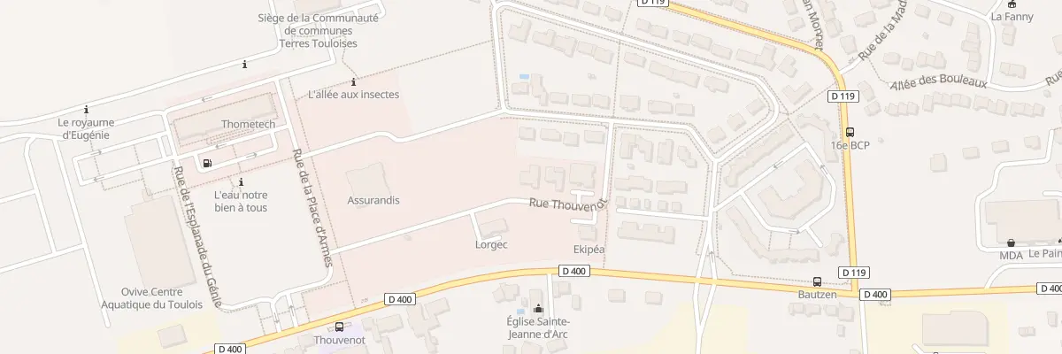 Plan du 187 Rue Thouvenot à Écrouves