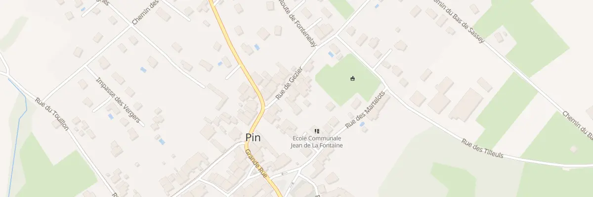 Plan du 10 Rue de Gezier à Pin