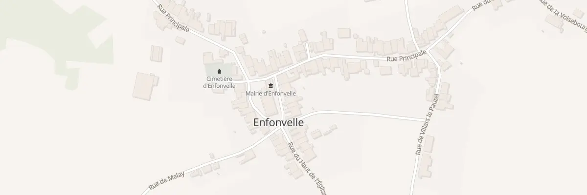 Plan du 5 Rue de la Mairie à Enfonvelle