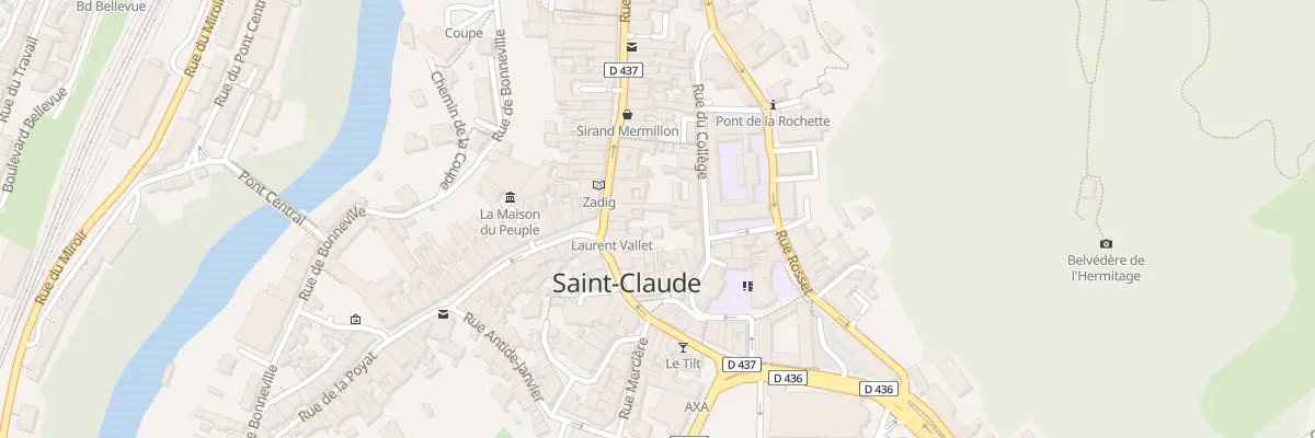Plan du 4 Rue du Pré à Saint-Claude