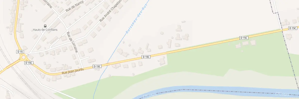 Plan du 29 Rue Jean Jaurès à Conflans-en-Jarnisy
