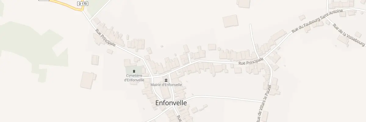 Plan du 20 Rue Principale à Enfonvelle