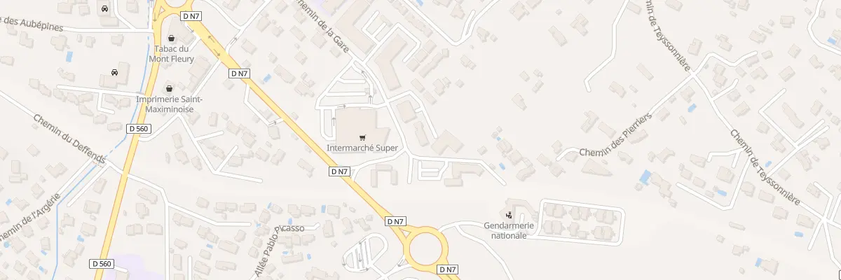 Plan du 241 Che de la Gare à Saint-Maximin-la-Sainte-Baume