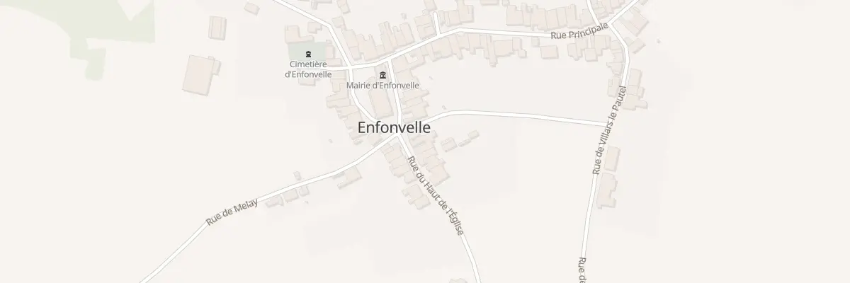 Plan du 3 Rue du Haut de l’Eglise à Enfonvelle