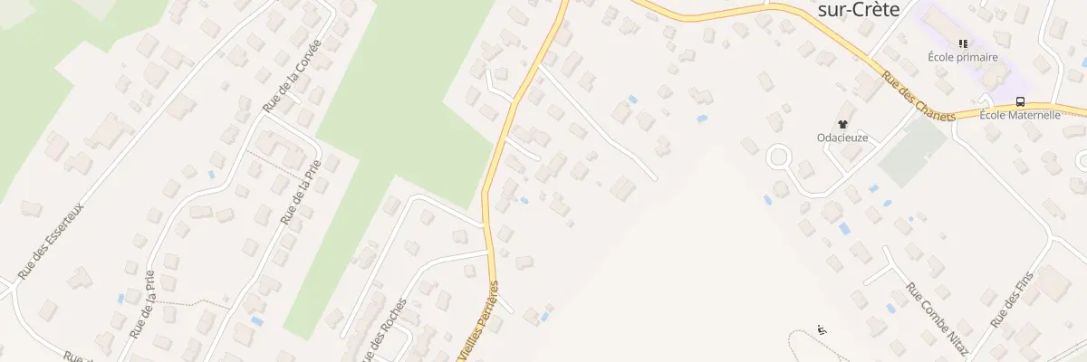 Plan du 2 Rue au Verger à Dannemarie-sur-Crète