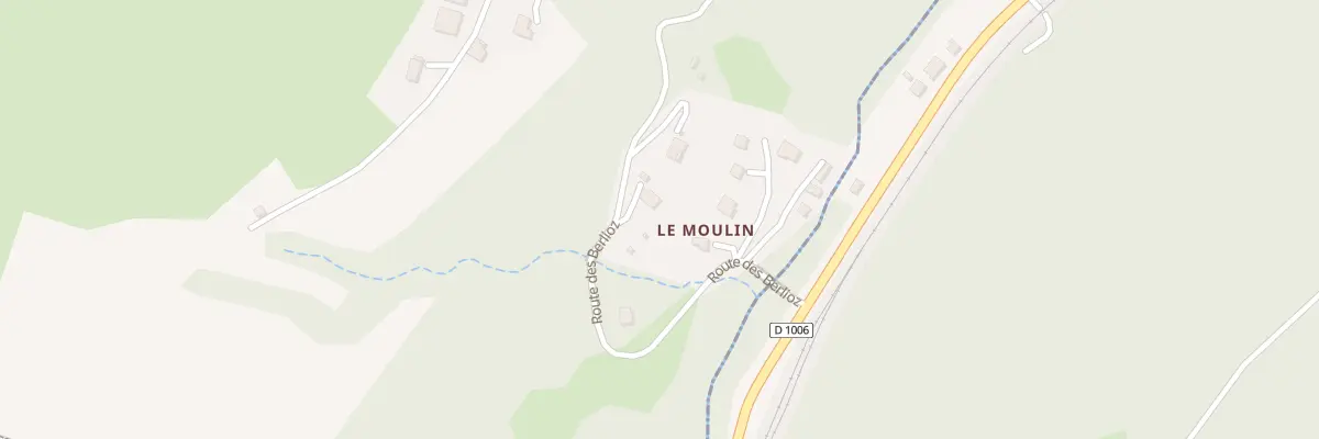 Plan du Moulin à Vimines