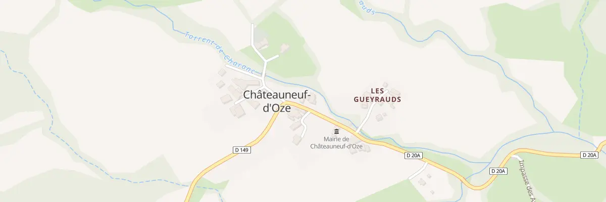 Plan du 5041 Le Village à Saint-Michel-de-Chaillol