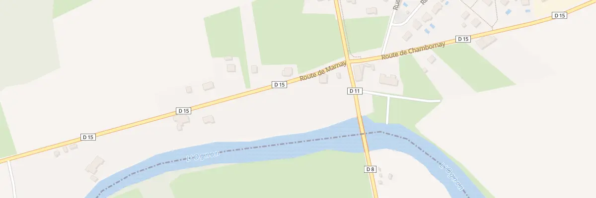 Plan du 1 Rte de Marnay à Pin