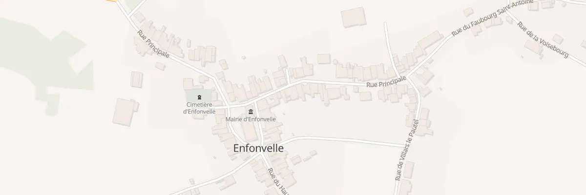Plan du 25 Rue Principale à Enfonvelle