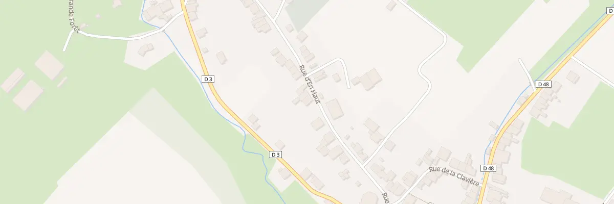 Plan du 11 Rue d’En Haut à Blondefontaine