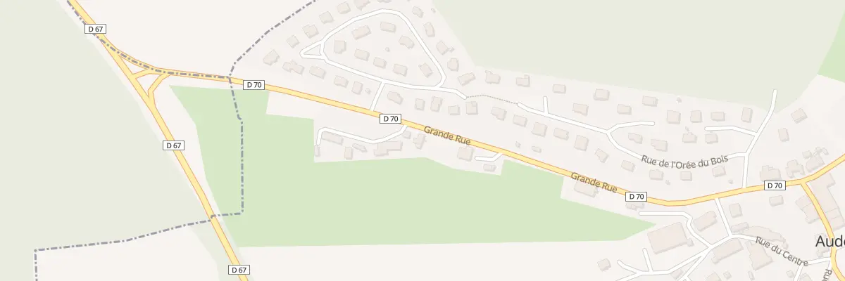 Plan du 27 Gr Grande Rue à Audeux