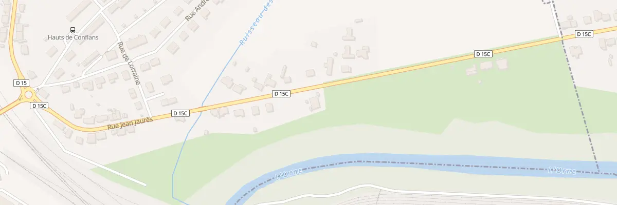 Plan du 28 Rue Jean Jaurès à Conflans-en-Jarnisy