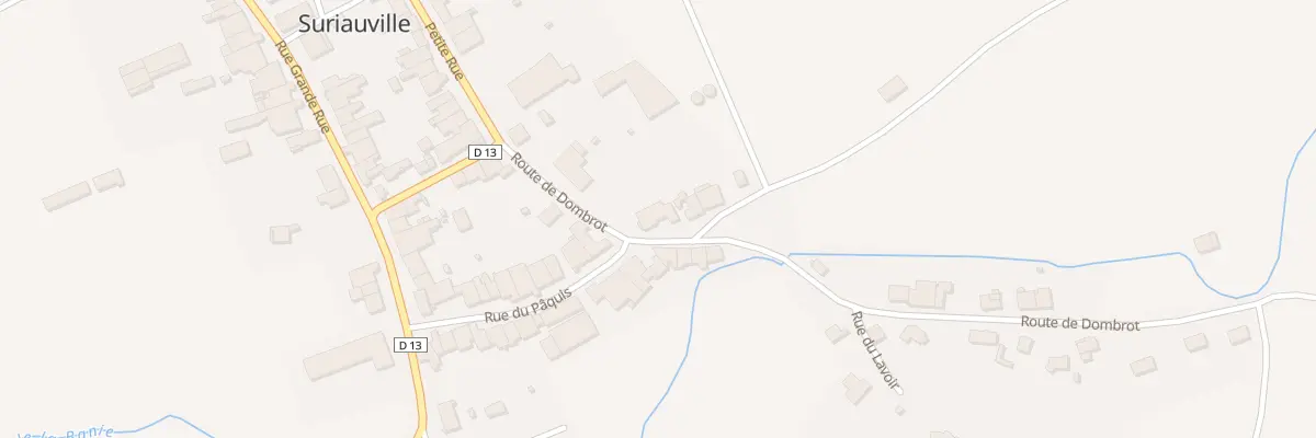 Plan du 21 Rte de Dombrot à Suriauville