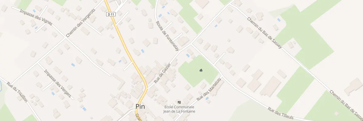 Plan du 18 Rue de Gezier à Pin