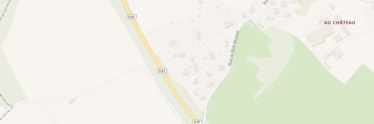 Plan du 6 Rue du Bois Mussot à Audeux