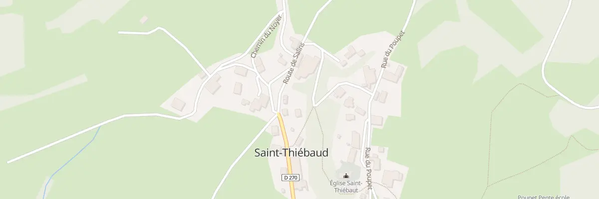 Plan du 3 Che Neuf à Saint-Thiébaud