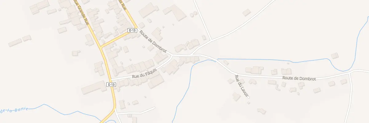 Plan du 24 Rte de Dombrot à Suriauville