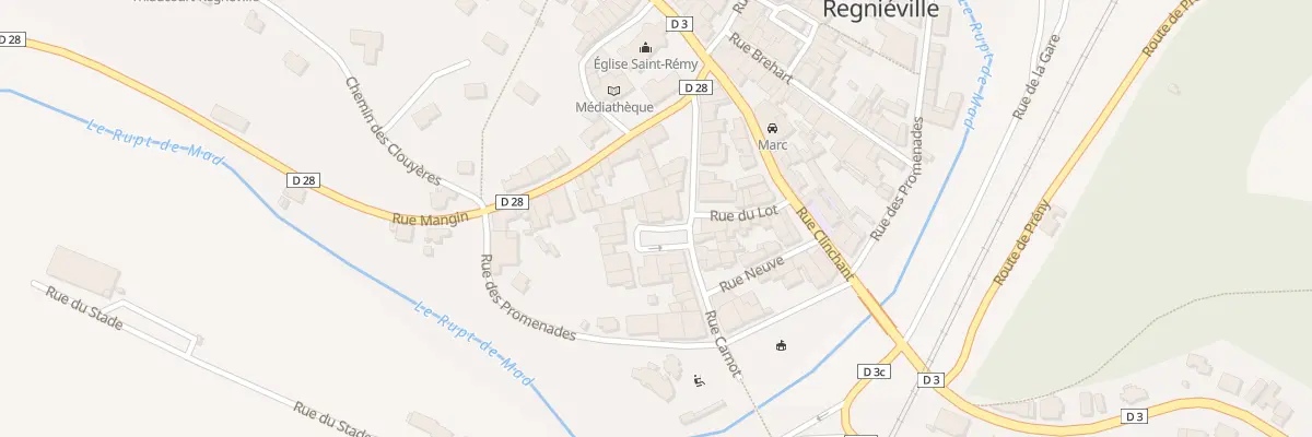 Plan du 7 Rue Coupe d’Or à Thiaucourt-Regniéville