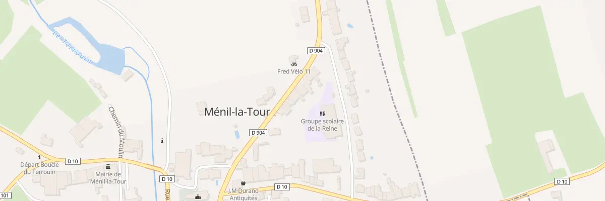 Plan du 16 Rue de Verdun à Ménil-la-Tour