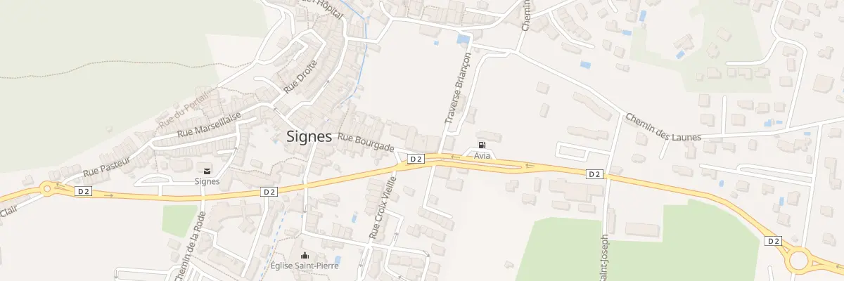 Plan du 5 Av du Cheval Blanc à Signes