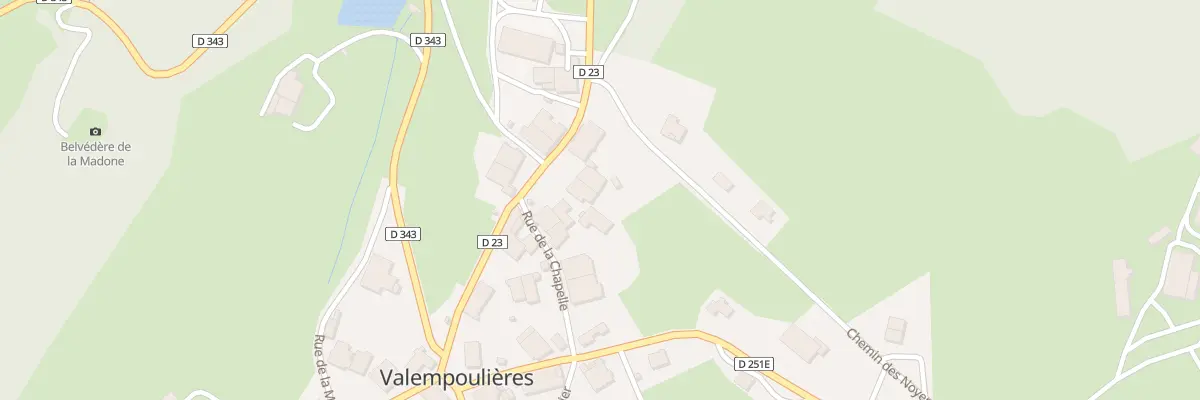 Plan du 8 Rue de la Faye à Valempoulières