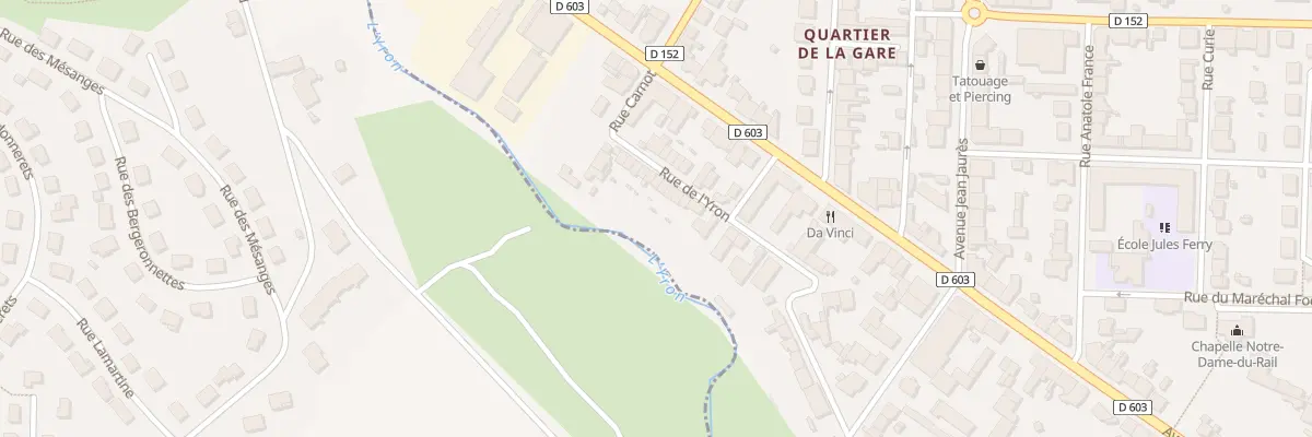 Plan du 21 Rue de l’Yron à Jarny