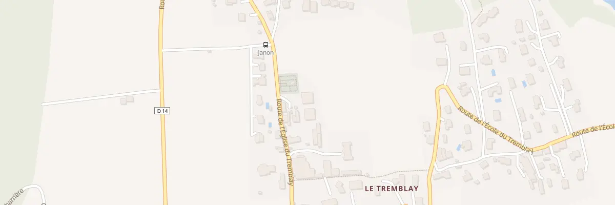 Plan du 170 Rte de l’Église du Tremblay à La Motte-Servolex
