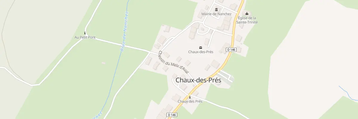 Plan du 6 Che du Meix d’Aval à Nanchez