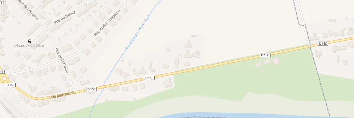 Plan du 33 Rue Jean Jaurès à Conflans-en-Jarnisy