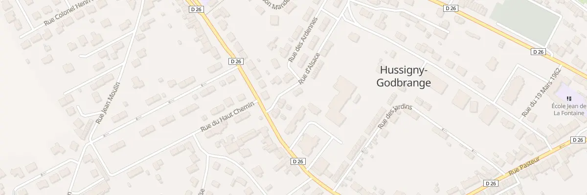 Plan du 10 Rue d’Alsace à Hussigny-Godbrange