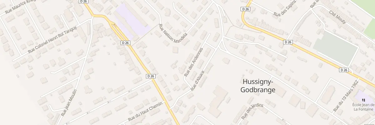 Plan du 5 Rue des Ardennes à Hussigny-Godbrange