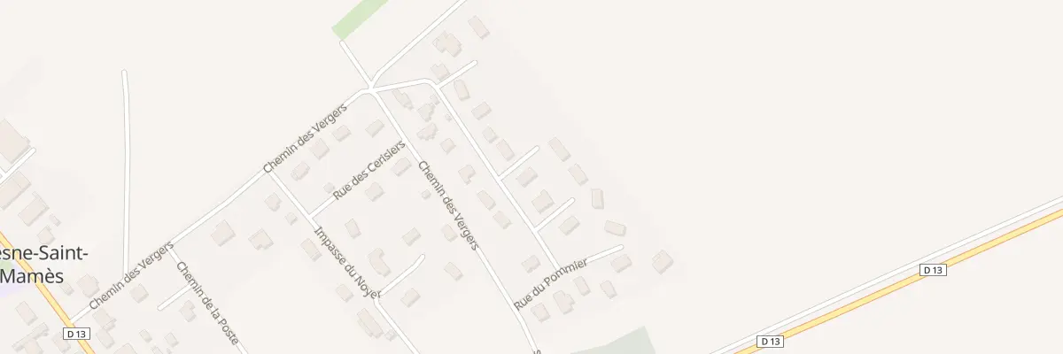 Plan du 19 Rue des Pommiers à Fresne-Saint-Mamès
