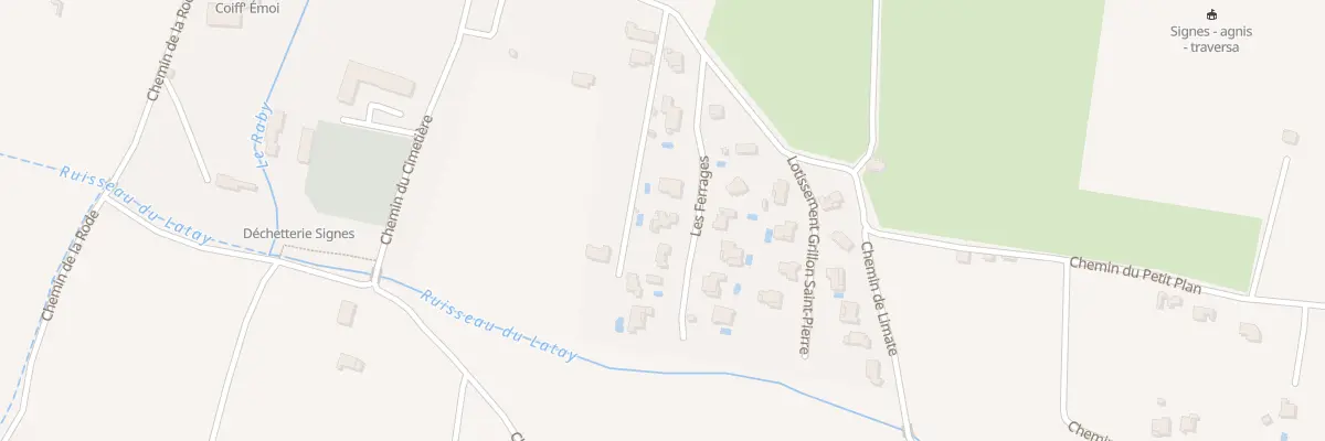 Plan du 8 Rue du Lot les Ferrages à Signes
