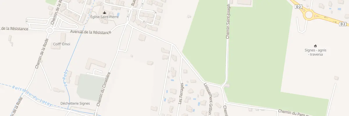 Plan du 2 Rue du Lot les Ferrages à Signes