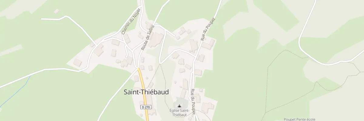 Plan du 4 Rue du Poupet à Saint-Thiébaud
