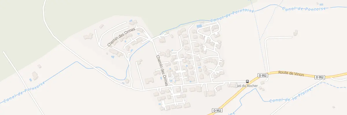 Plan du 221E Che de l’Oumede à Gréoux-les-Bains
