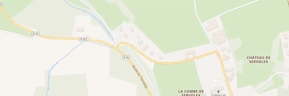 Plan du 496 Che du Comte Marin à La Motte-Servolex