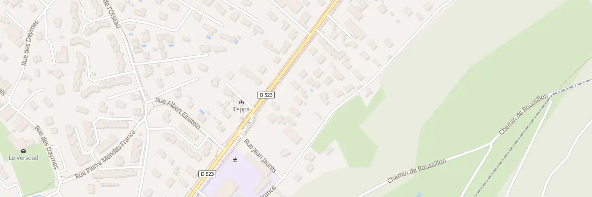 Plan du 388 Av Pasteur au Versoud