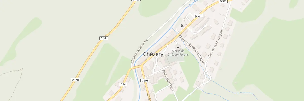 Plan du 57 Rte de l’Abbaye à Chézery-Forens